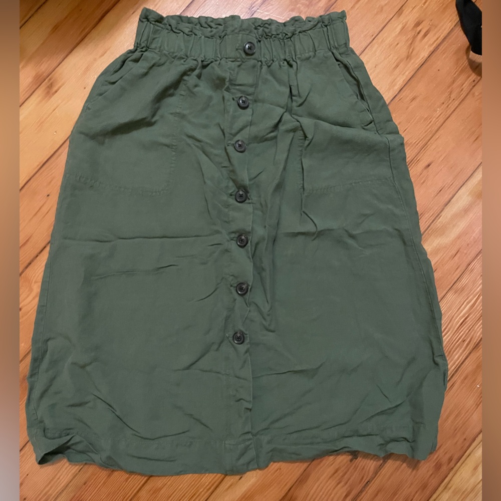 Madewell Pull-On Midi Skirt